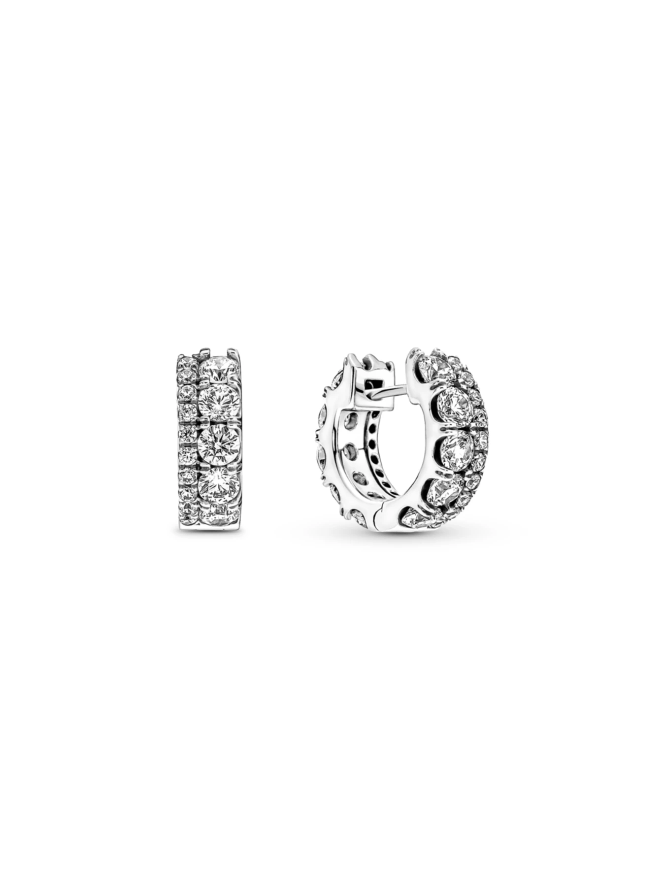 Серьги-подвески PANDORA Moments модель 290058C01 Фото