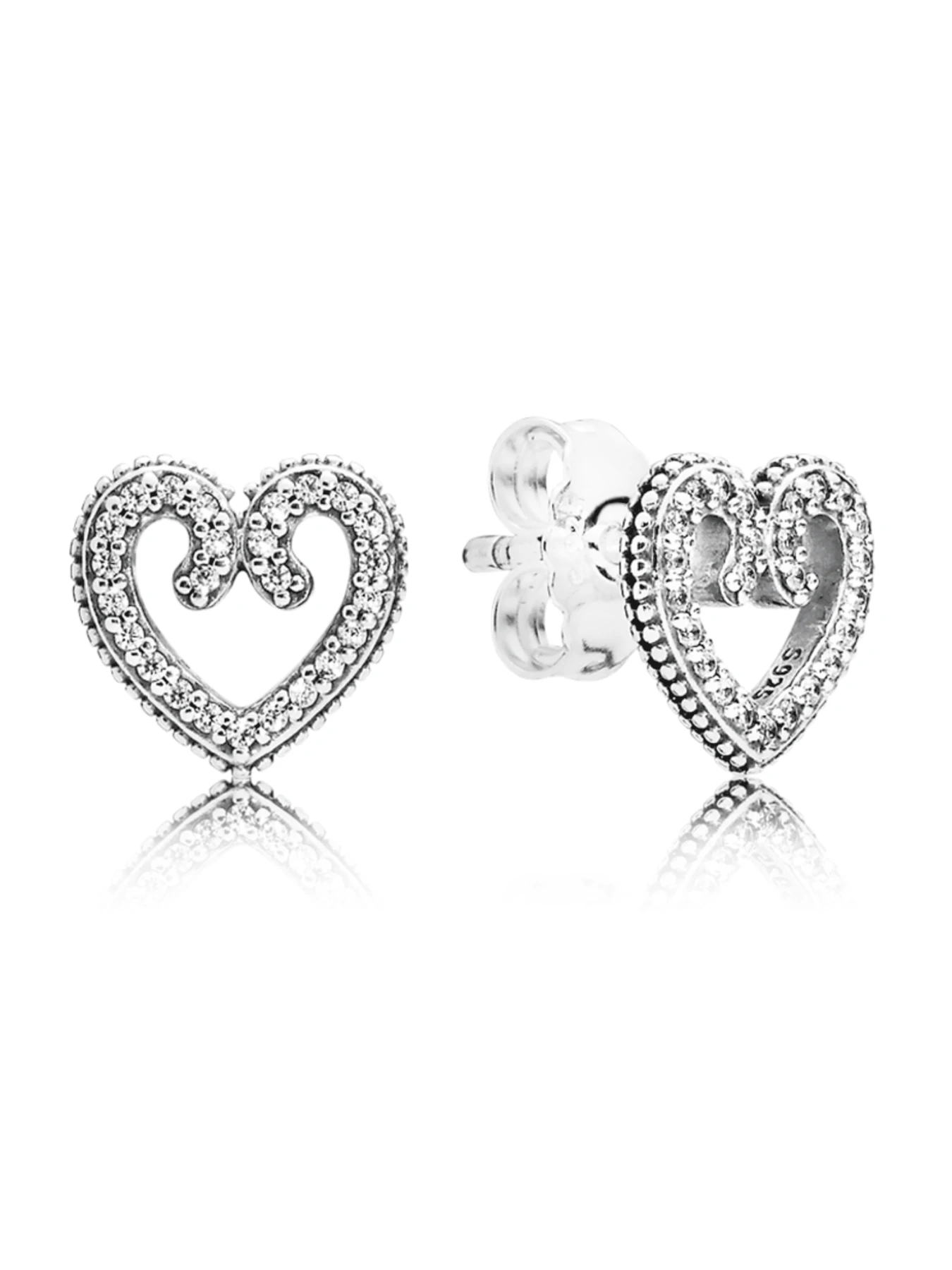 Серьги-гвоздики PANDORA Moments модель 297099CZ Серьги-гвоздики PANDORA Moments модель 297099CZ Фото