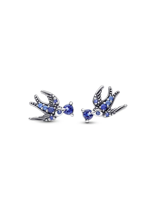 Серьги-гвоздики PANDORA Moments модель 292568C01 Фото