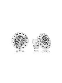 Серьги-гвоздики PANDORA Moments модель 290559CZ Фото