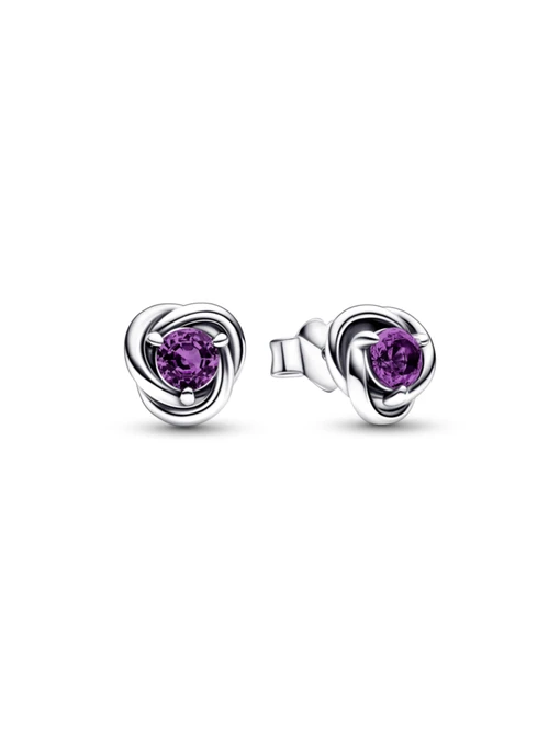 Серьги-гвоздики PANDORA Moments модель 292334C02 Фото