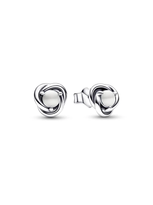 Серьги-гвоздики PANDORA Moments модель 292335C03 Фото