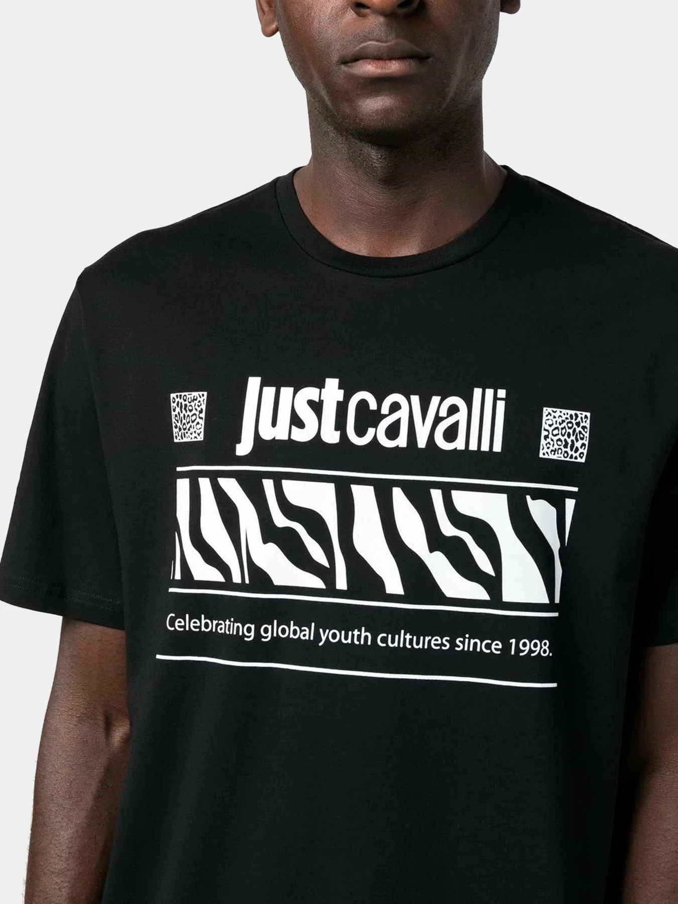 Футболки и поло Just Cavalli модель 74OBHE04-CJ110-899 Футболки и поло Just Cavalli модель 74OBHE04-CJ110-899 Фото