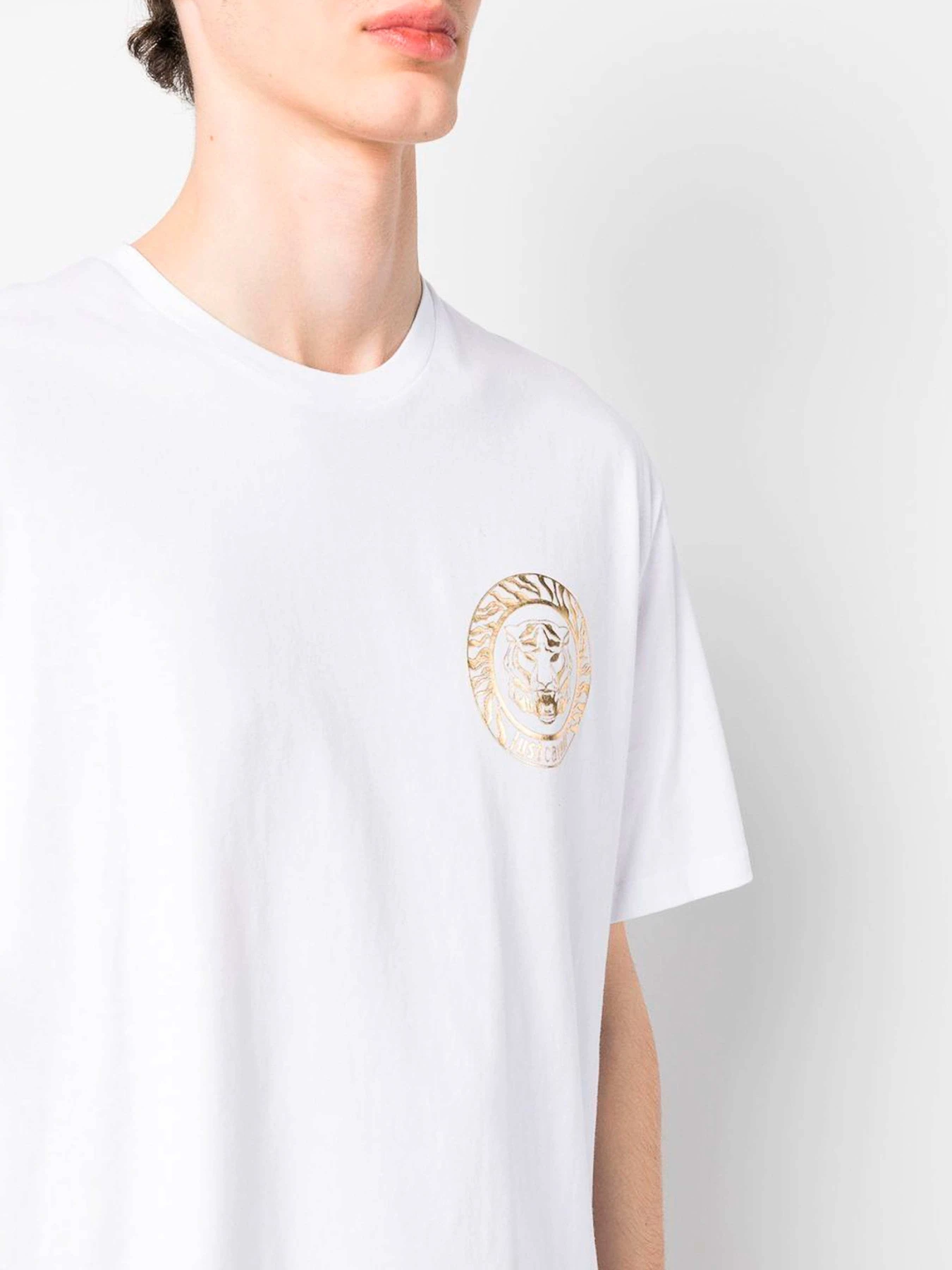 Футболки и поло Just Cavalli модель 74OBHF03-CJ200-G03 Футболки и поло Just Cavalli модель 74OBHF03-CJ200-G03 Фото