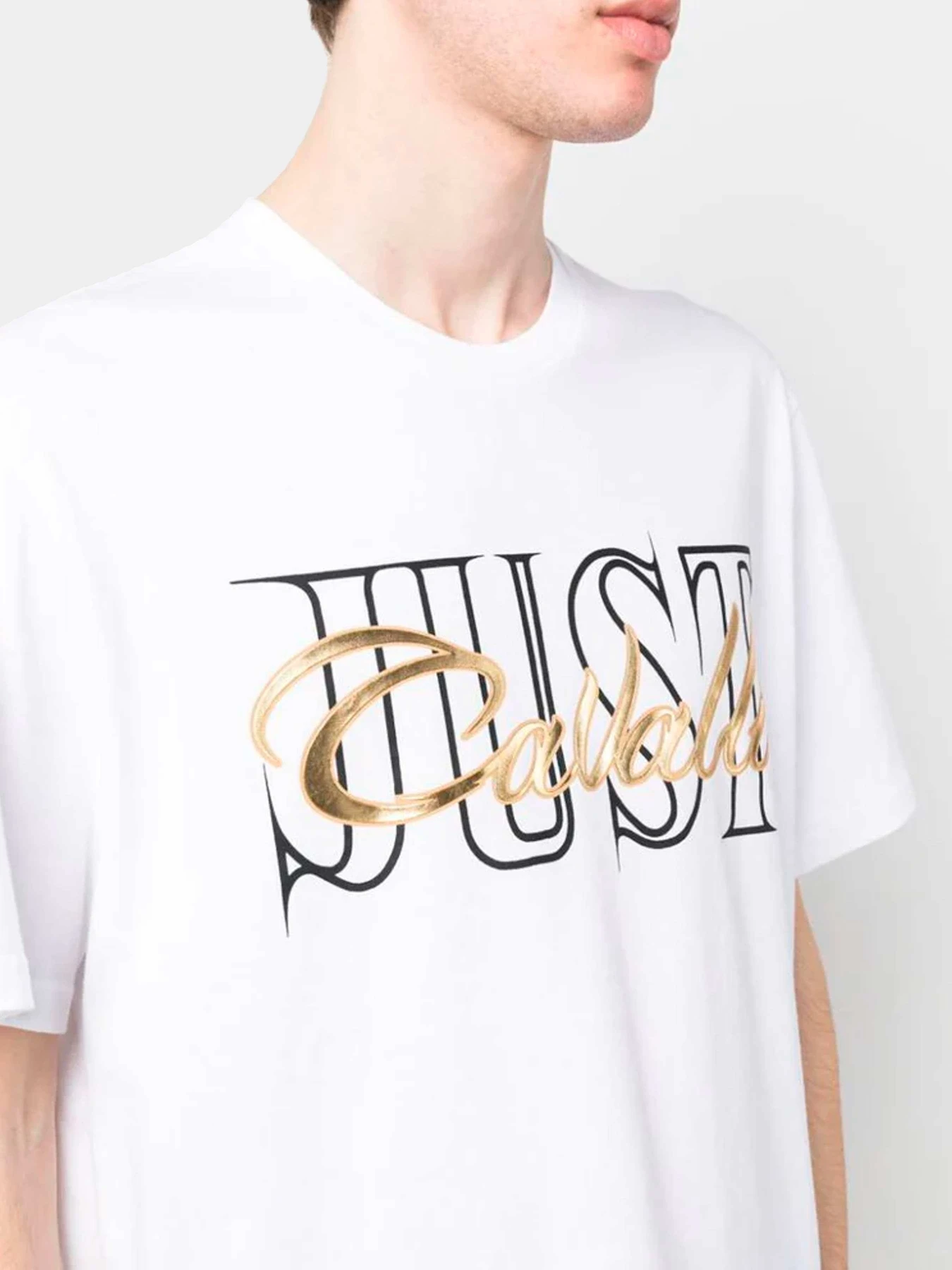 Футболки и поло Just Cavalli модель 74OBHF17-CJ200-G03 Футболки и поло Just Cavalli модель 74OBHF17-CJ200-G03 Фото