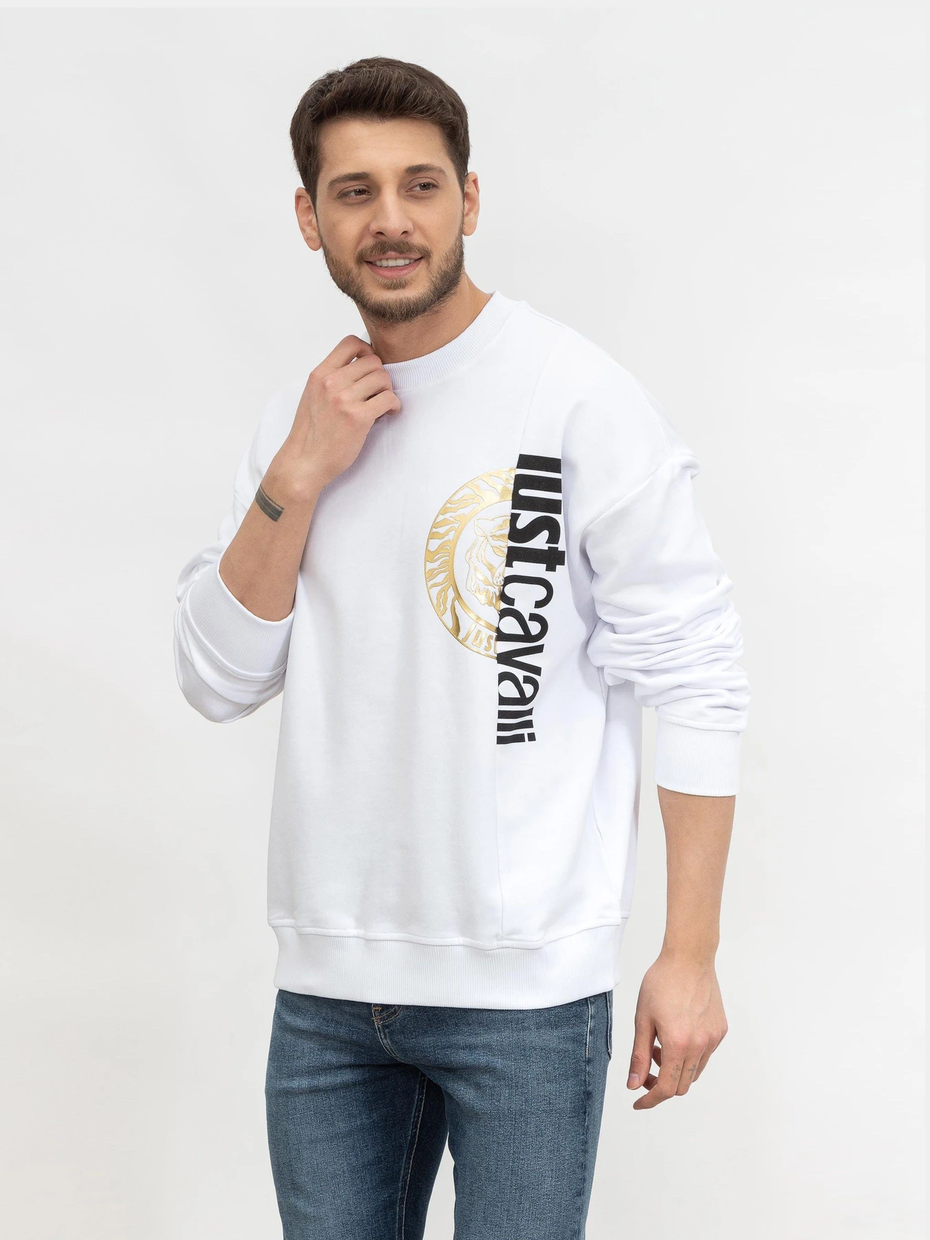 Худи и свитшоты Just Cavalli модель 74OBIF05-CF200-G03 Худи и свитшоты Just Cavalli модель 74OBIF05-CF200-G03 Фото