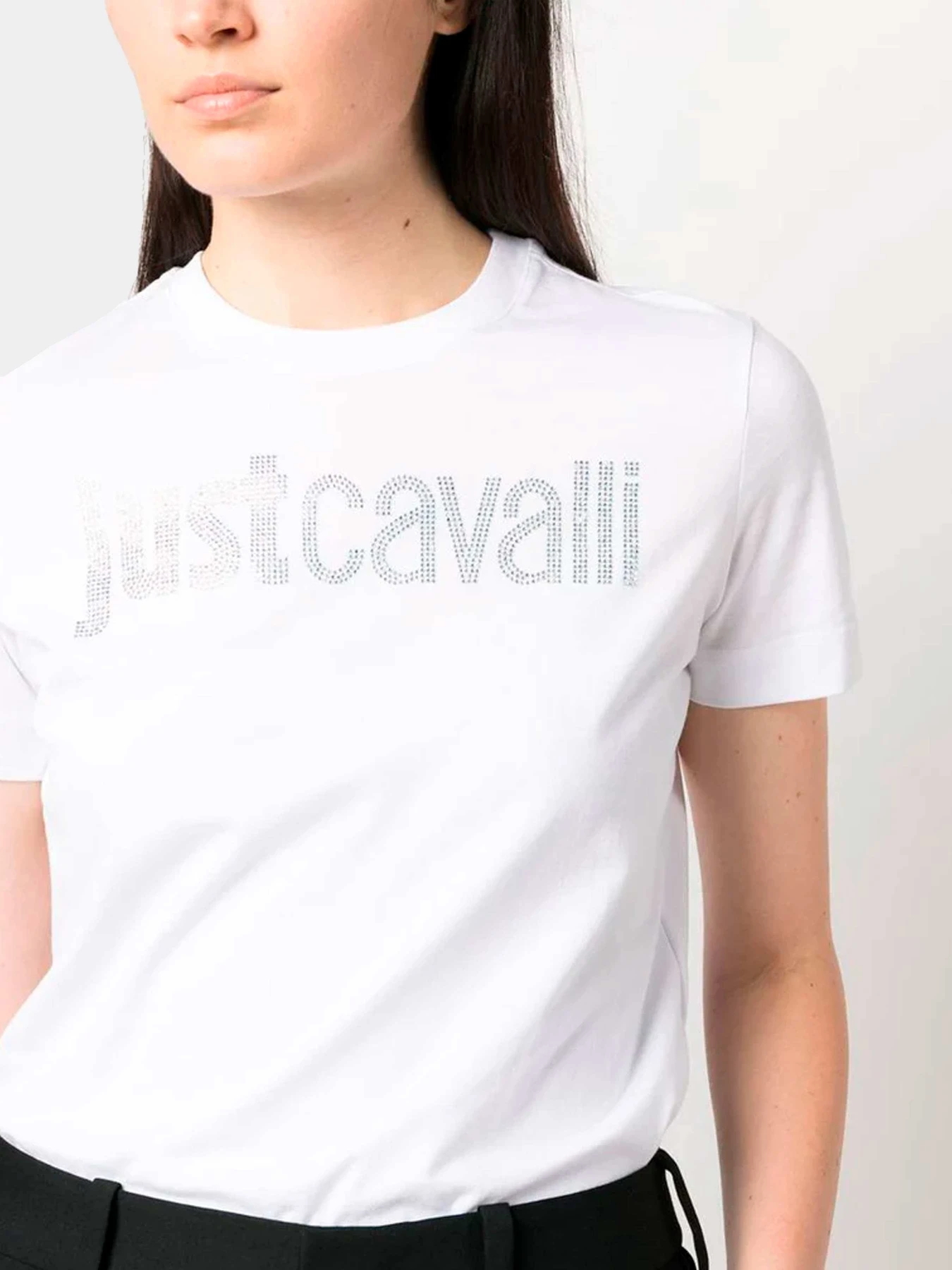 Футболки и поло Just Cavalli модель 74PBHE01-CJ110-003 Футболки и поло Just Cavalli модель 74PBHE01-CJ110-003 Фото