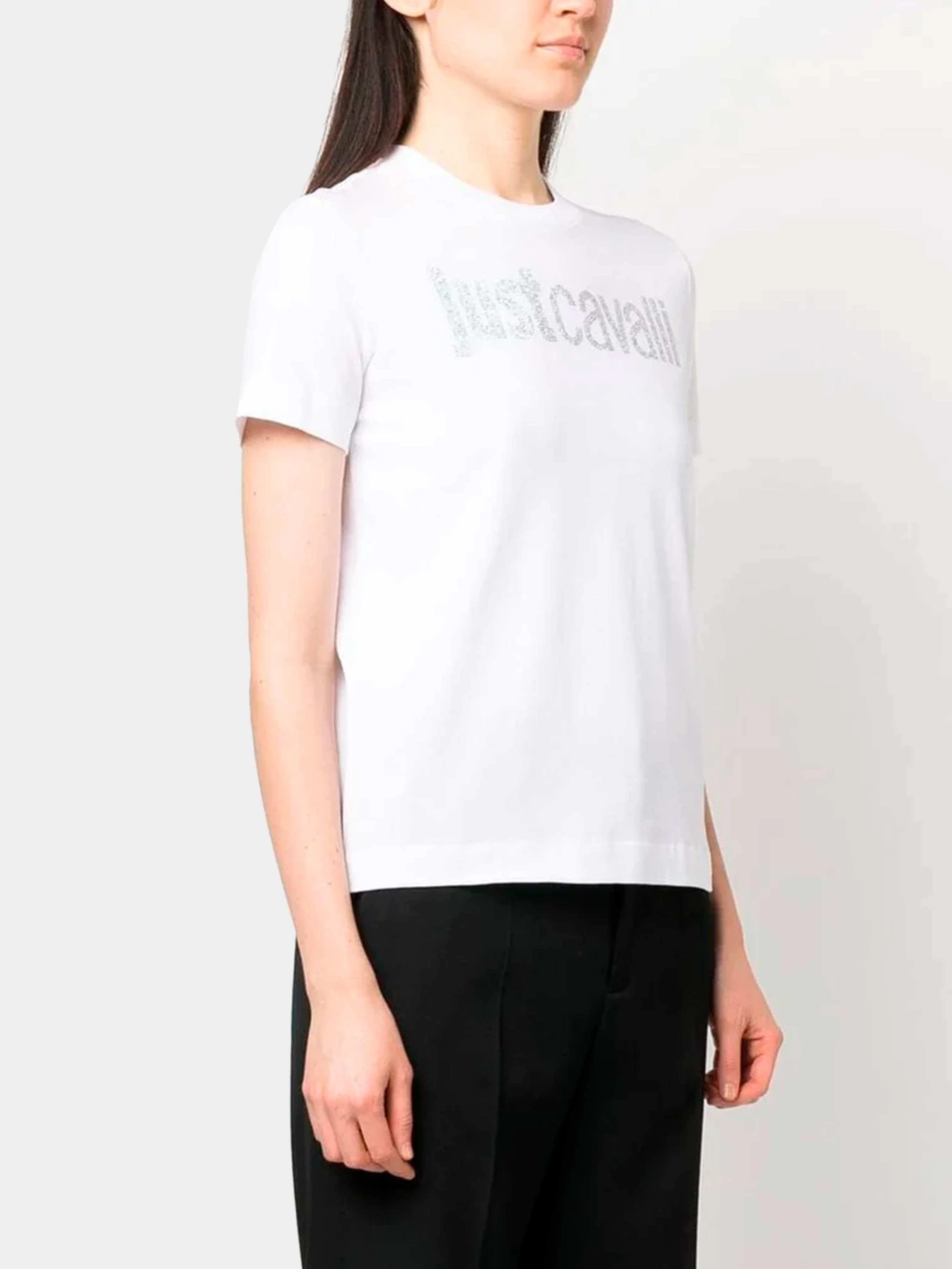 Футболки и поло Just Cavalli модель 74PBHE01-CJ110-003 Футболки и поло Just Cavalli модель 74PBHE01-CJ110-003 Фото