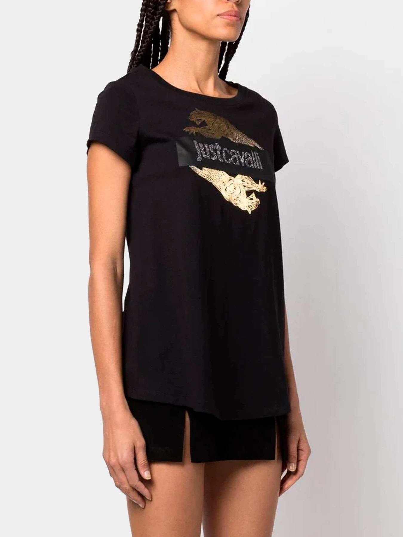 Футболки и поло Just Cavalli модель 74PBHF07-CJ200-G89 Футболки и поло Just Cavalli модель 74PBHF07-CJ200-G89 Фото
