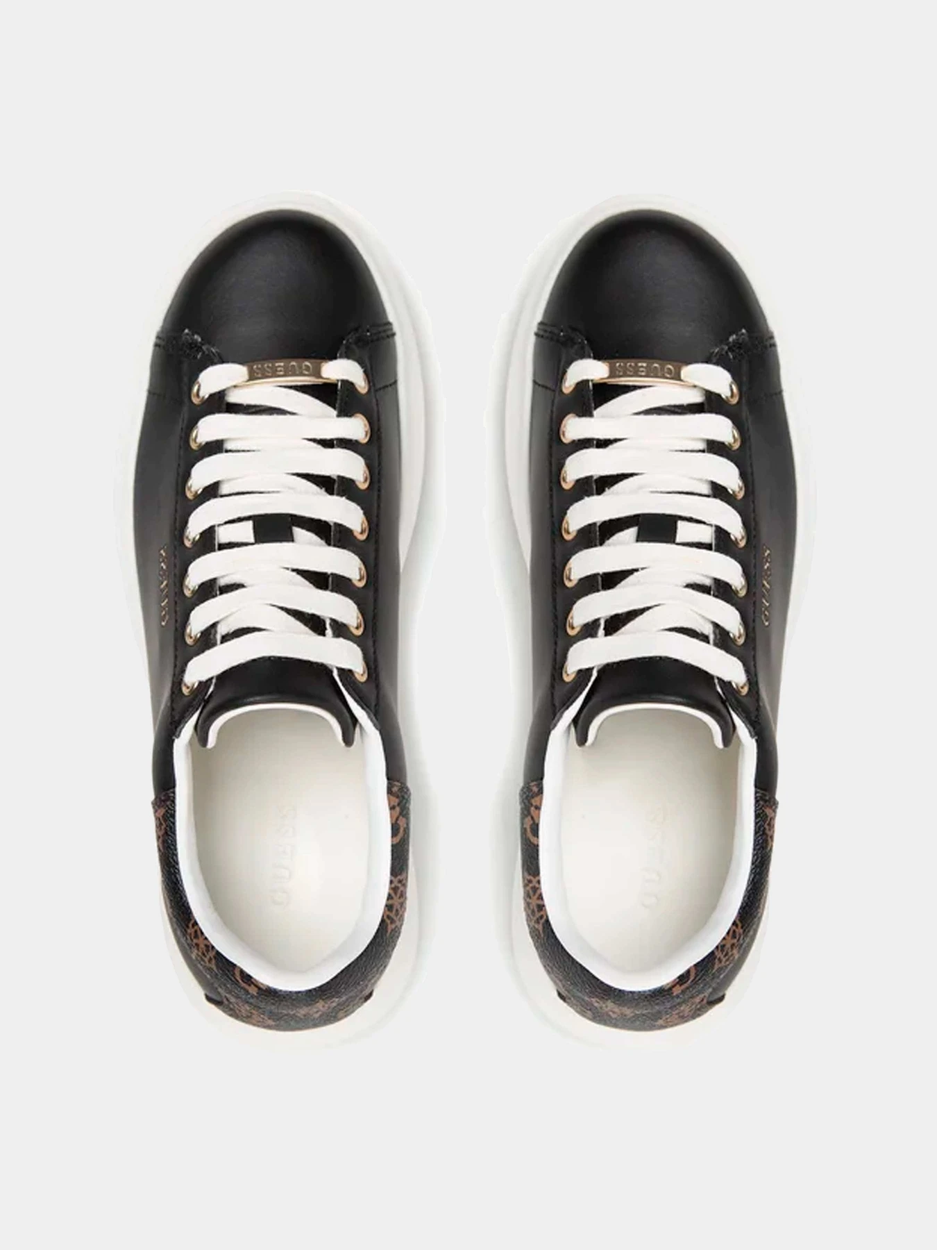 Кеды GUESS модель FL7RNO-FAL12-BLKBR Кеды GUESS модель FL7RNO-FAL12-BLKBR Фото