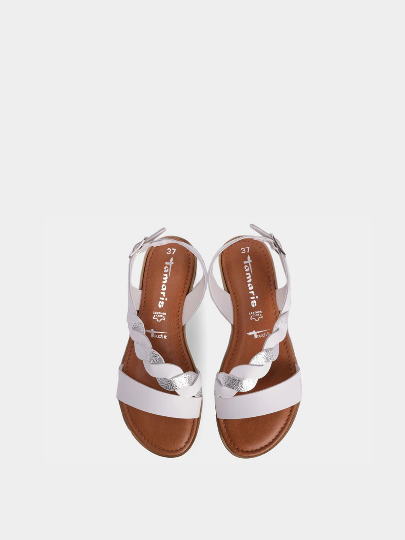 Сандалии Tamaris модель 28142-24-191 WHITE/SILVER Фото