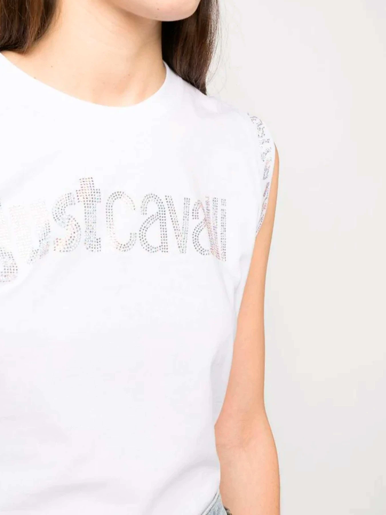 Футболки и поло Just Cavalli модель 74PBHE02-CJ110-003 Футболки и поло Just Cavalli модель 74PBHE02-CJ110-003 Фото