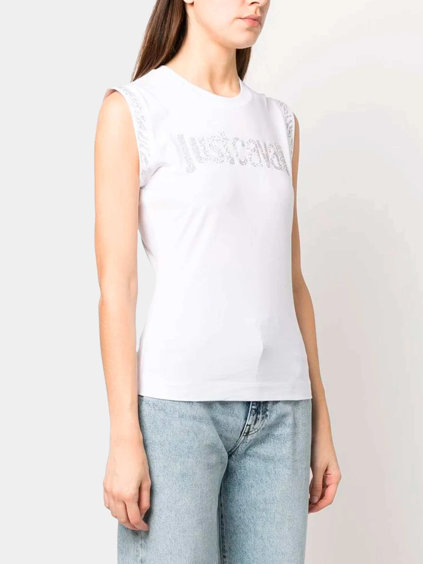 Футболки и поло Just Cavalli модель 74PBHE02-CJ110-003 Футболки и поло Just Cavalli модель 74PBHE02-CJ110-003 Фото