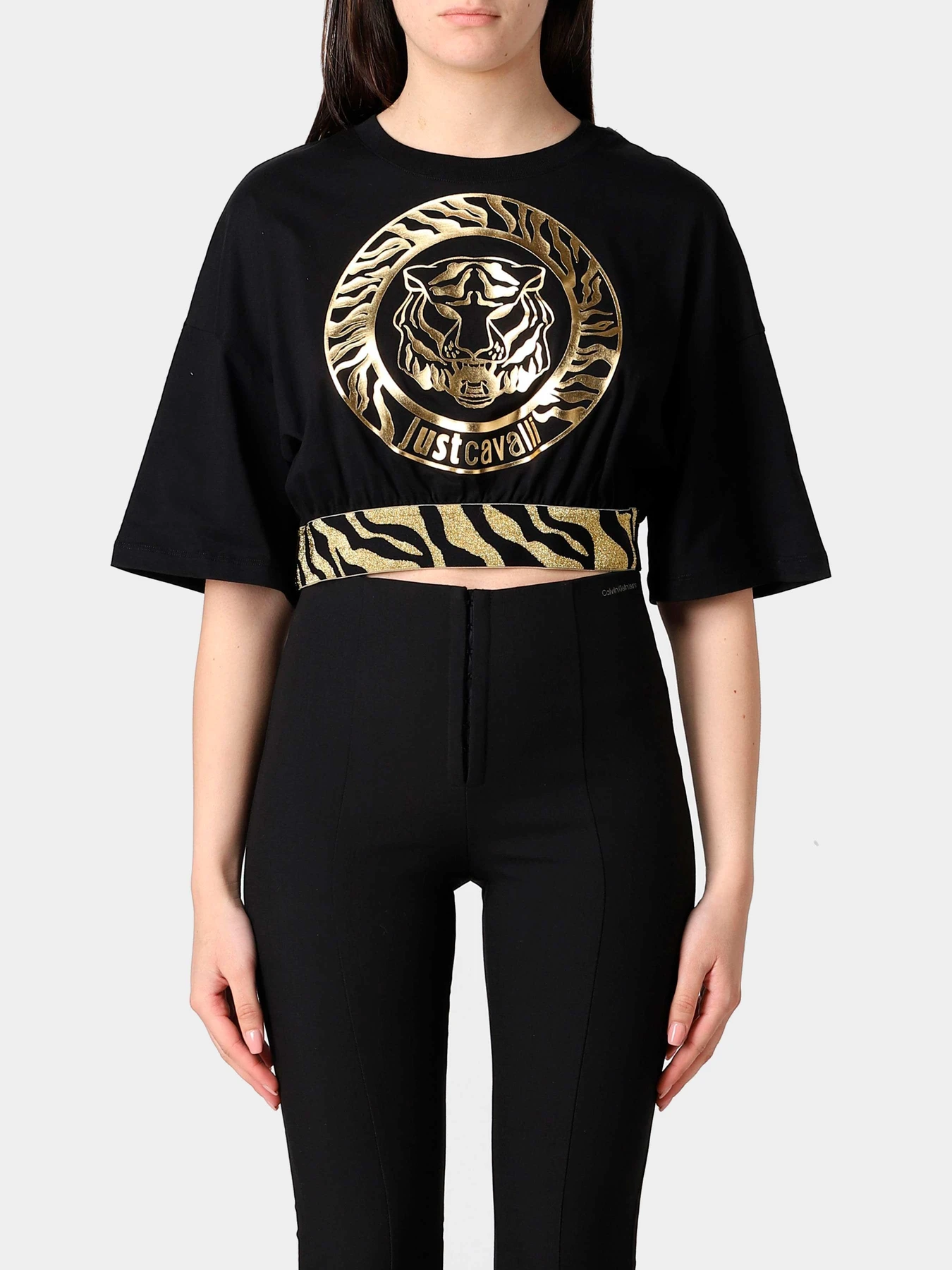 Футболки и поло Just Cavalli модель 74PBHF02-CJ200-G89 Футболки и поло Just Cavalli модель 74PBHF02-CJ200-G89 Фото