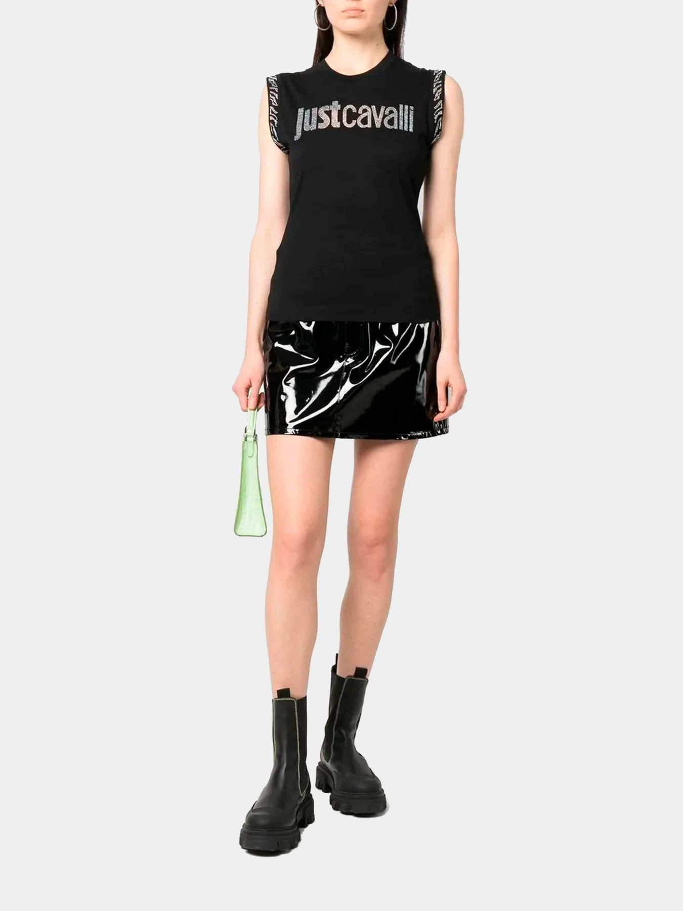 Футболки и поло Just Cavalli модель 74PBHE02-CJ110-899 Футболки и поло Just Cavalli модель 74PBHE02-CJ110-899 Фото