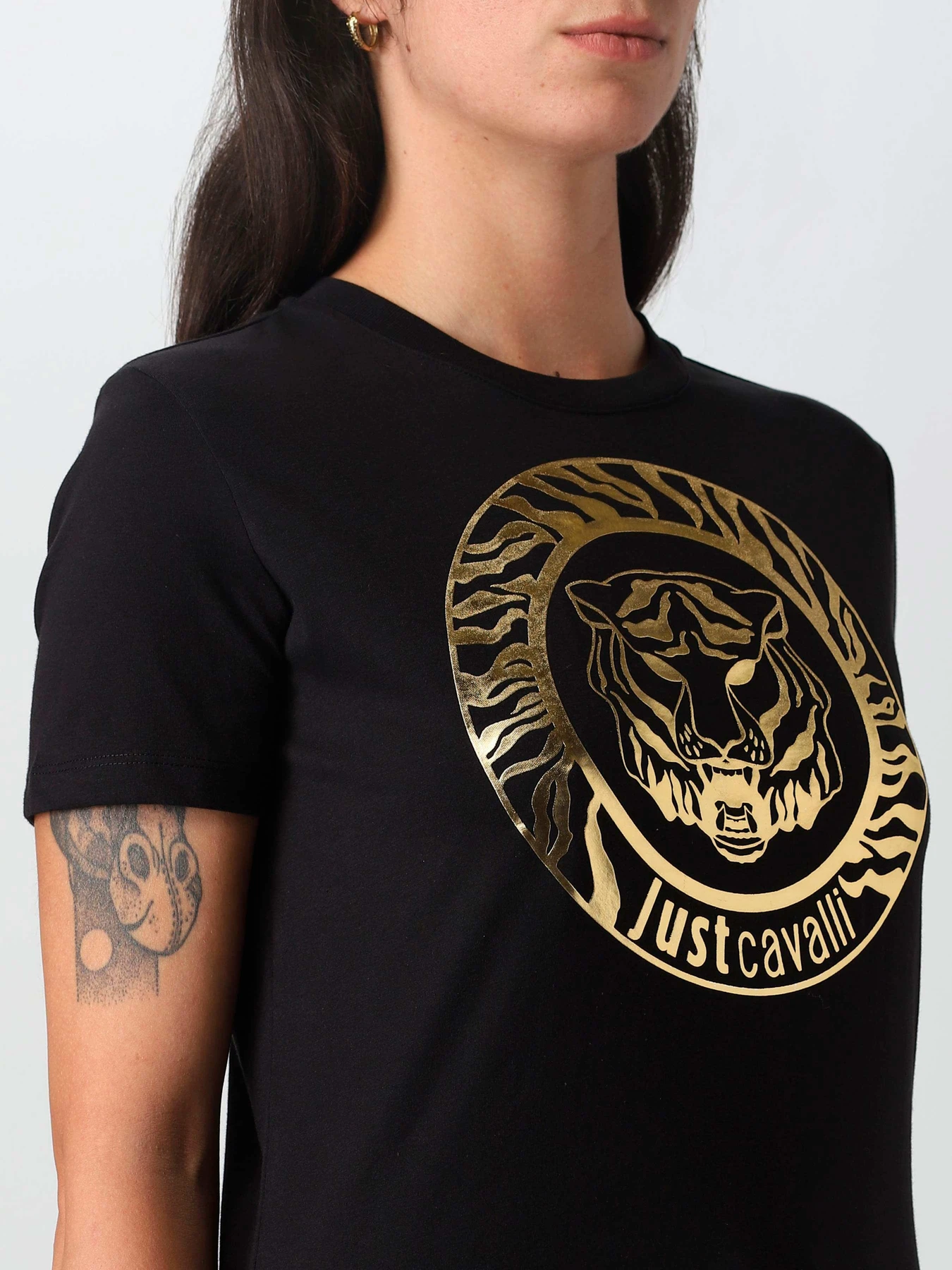 Футболки и поло Just Cavalli модель 74PBHF03-CJ200-G89 Футболки и поло Just Cavalli модель 74PBHF03-CJ200-G89 Фото