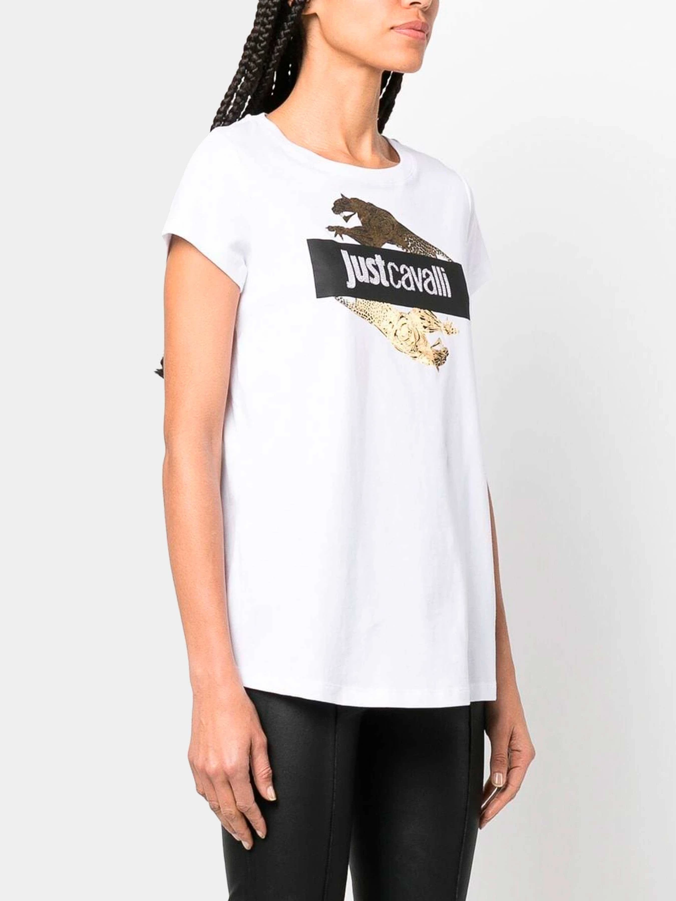 Футболки и поло Just Cavalli модель 74PBHF07-CJ200-G03 Футболки и поло Just Cavalli модель 74PBHF07-CJ200-G03 Фото