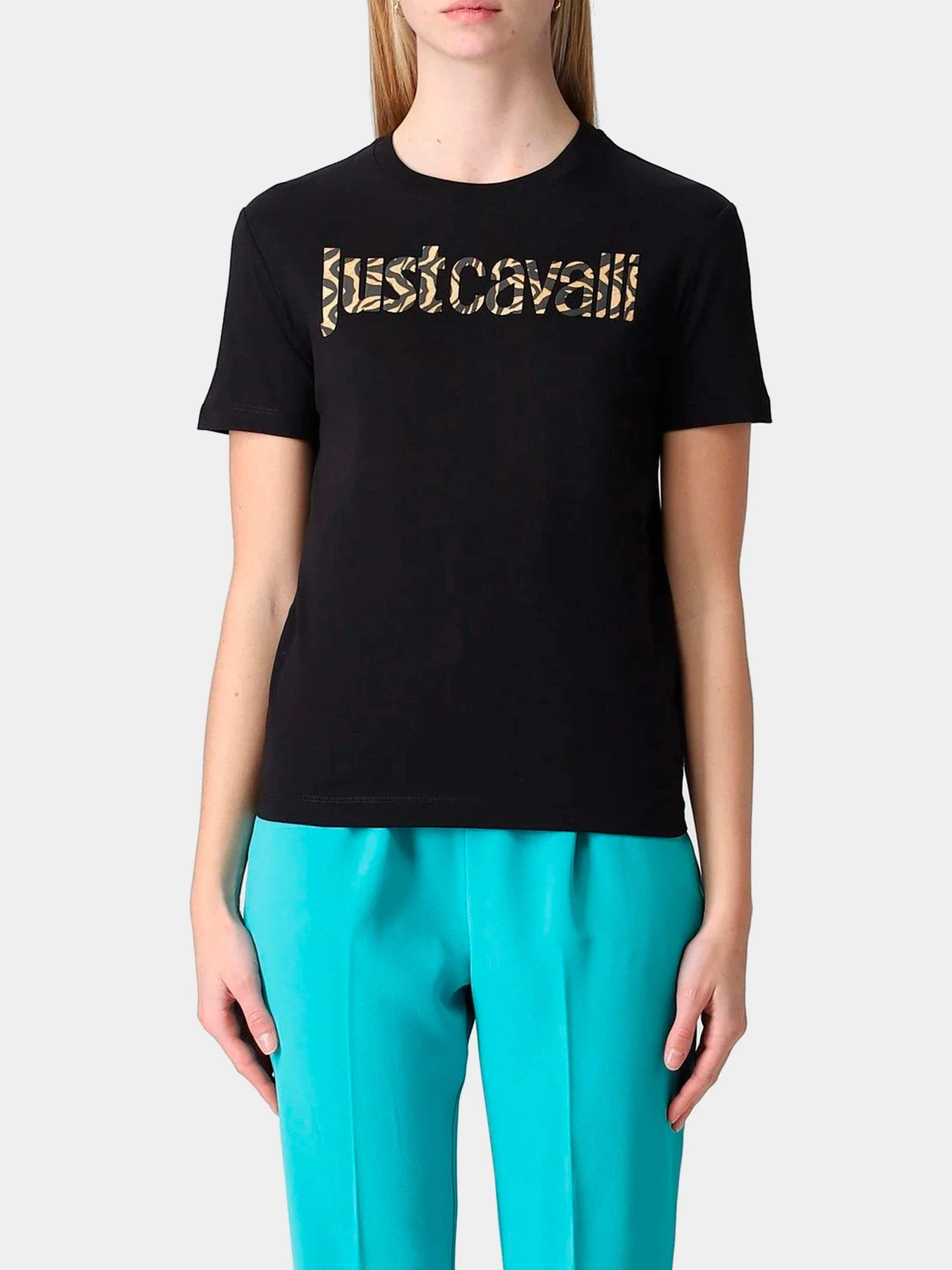 Футболки и поло Just Cavalli модель 74PBHG03-CJ300-G89 Футболки и поло Just Cavalli модель 74PBHG03-CJ300-G89 Фото