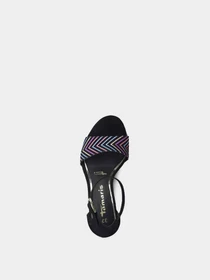 Сандалии Tamaris модель 28384-24-016 BLK UNI/MULTI Фото