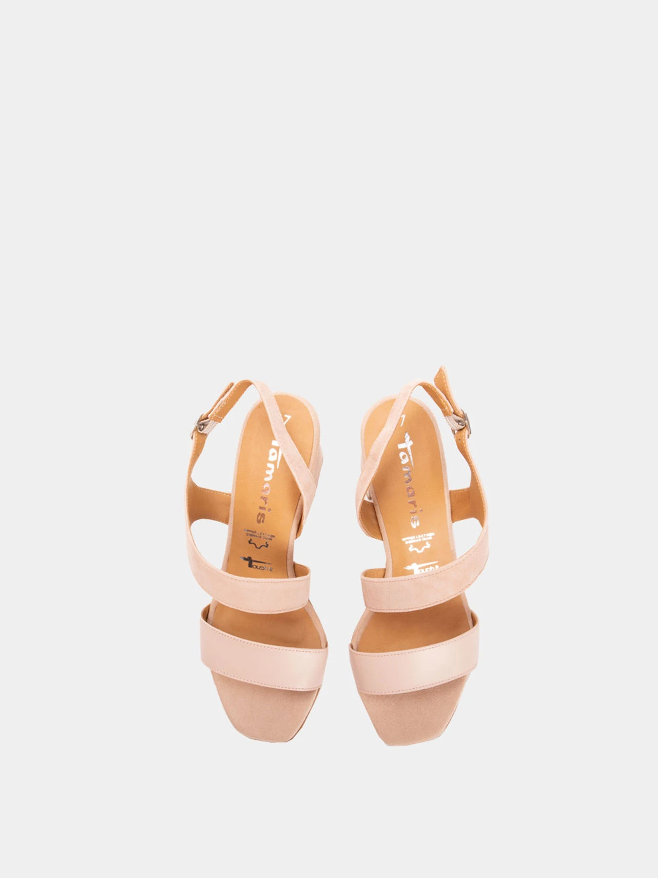 Босоножки Tamaris модель 28385-24-505 ROSE/ROSE LEA. Босоножки Tamaris модель 28385-24-505 ROSE/ROSE LEA. Фото