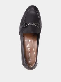 Слипоны и мокасины Tamaris модель 24211-26-003 BLACK LEATHER Фото
