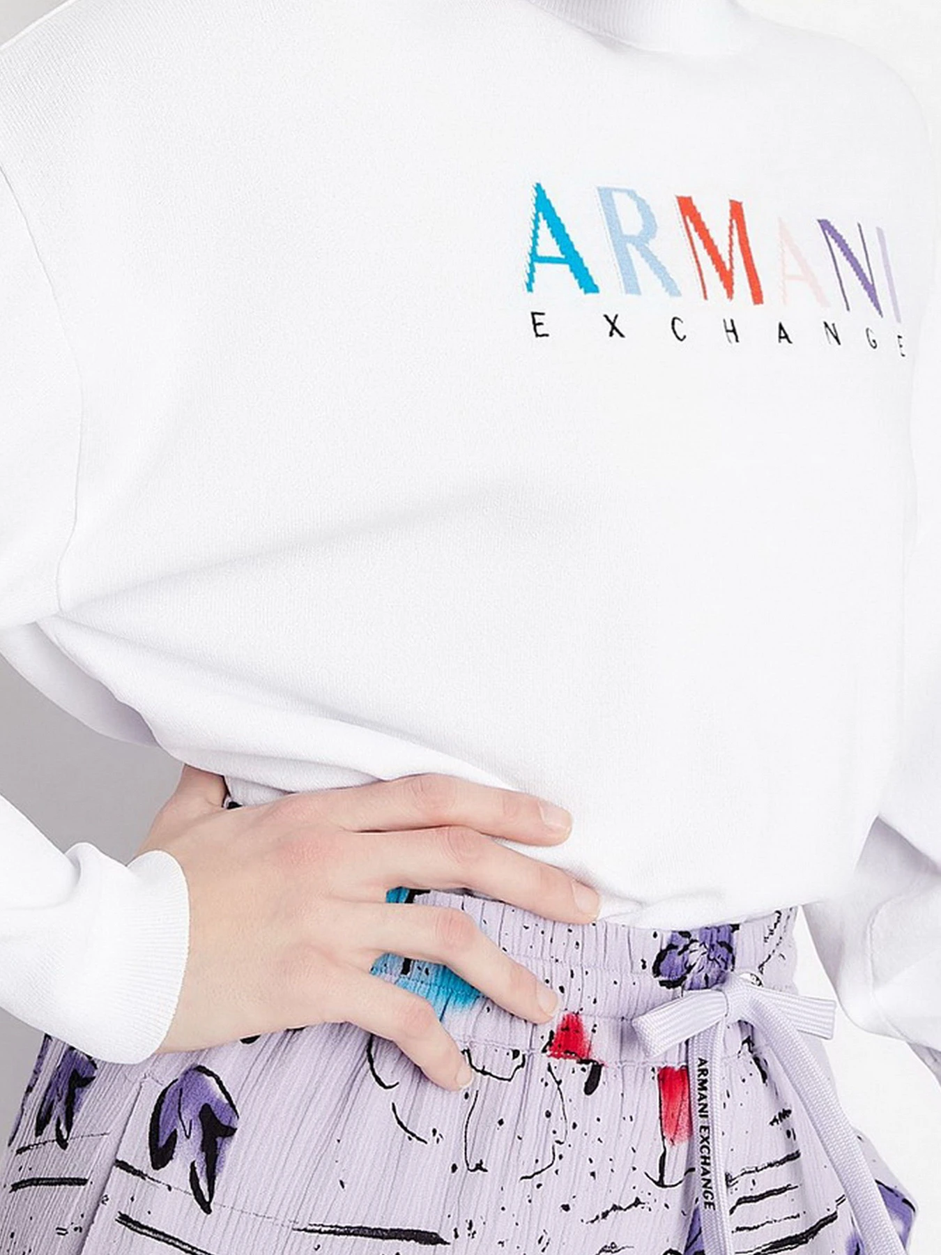 Худи и свитшоты Armani Exchange модель 3LYM3H-YMV1Z-1000 Фото