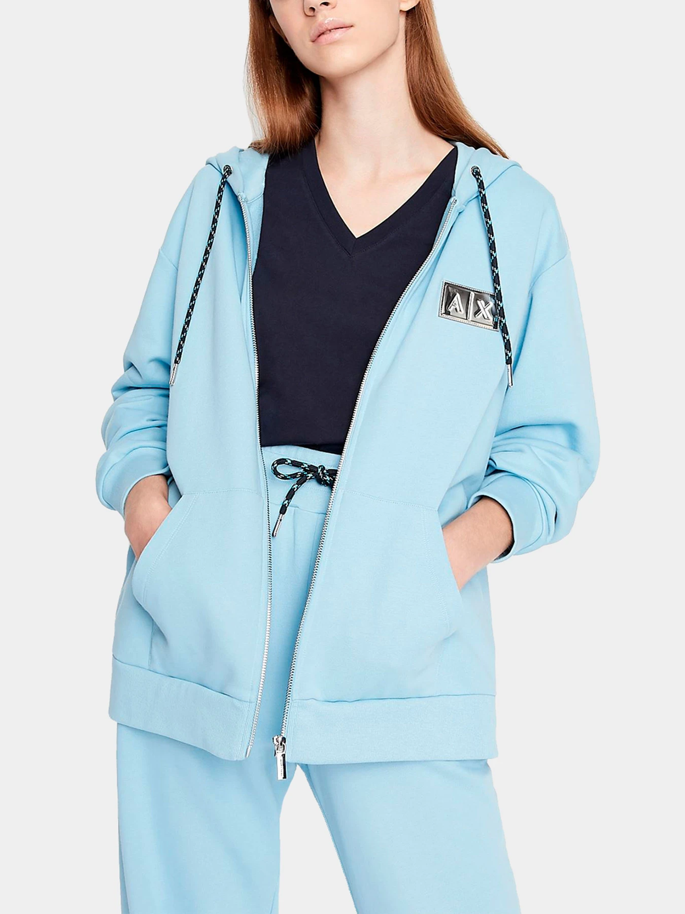 Худи и свитшоты Armani Exchange модель 3LYM55-YJ6UZ-15BL Худи и свитшоты Armani Exchange модель 3LYM55-YJ6UZ-15BL Фото