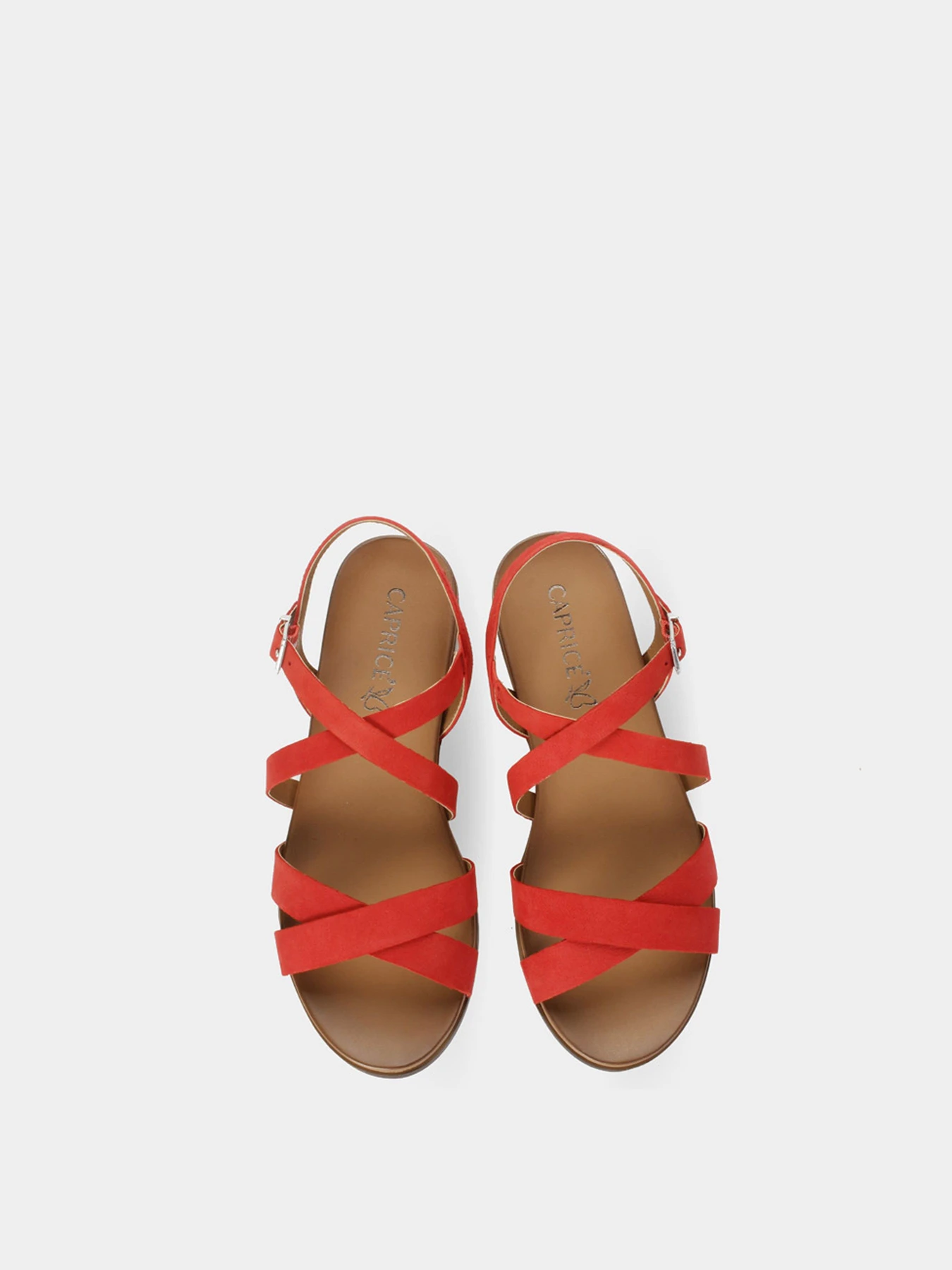 Сандалии Caprice модель 28105-24-532 CORAL NUBUC Фото