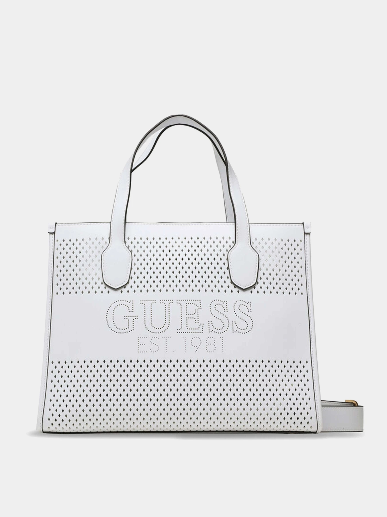 Сумки GUESS модель HWWH87-69220-WHI Сумки GUESS модель HWWH87-69220-WHI Фото