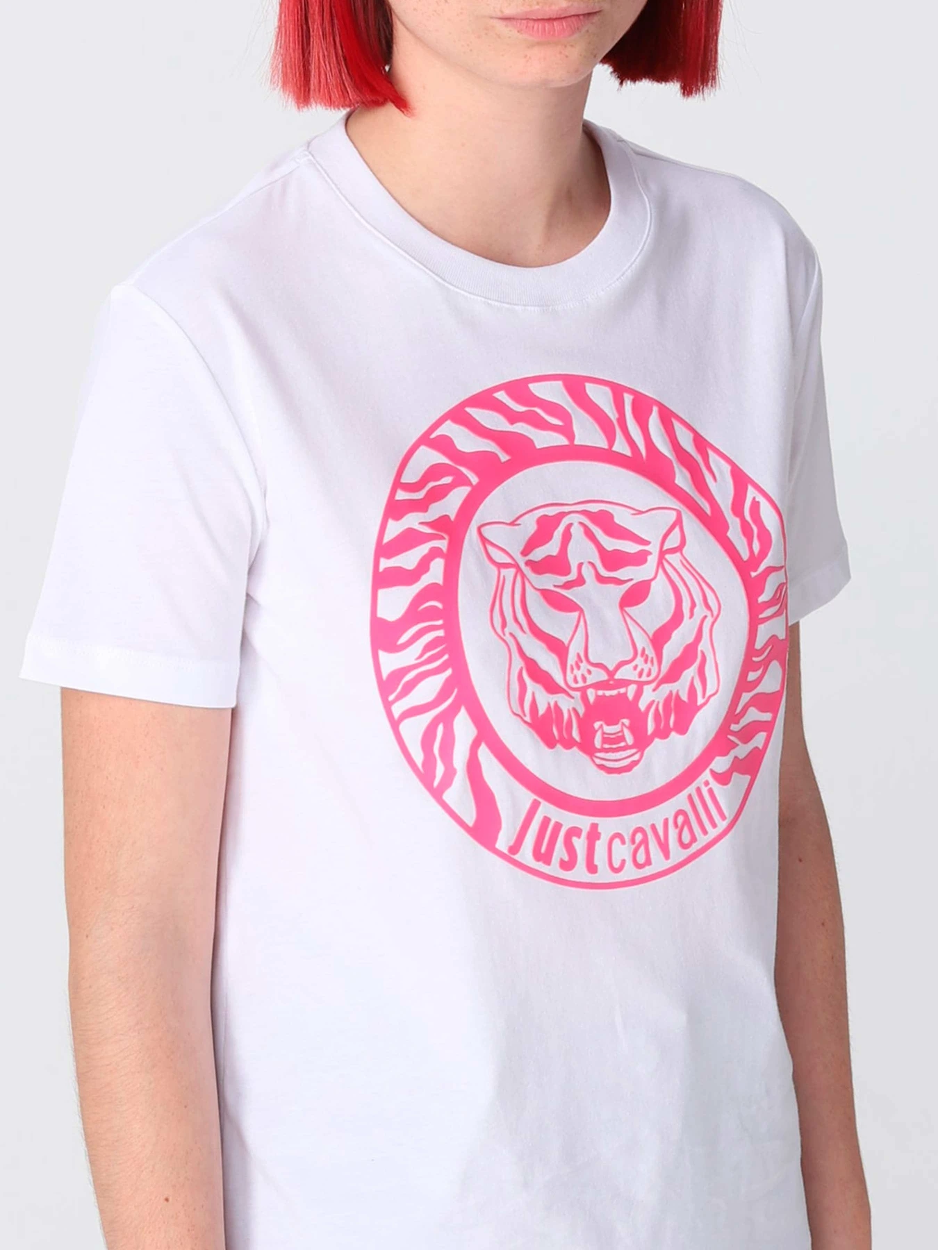Футболки и поло Just Cavalli модель 74PBHF04-CJ200-003 Футболки и поло Just Cavalli модель 74PBHF04-CJ200-003 Фото