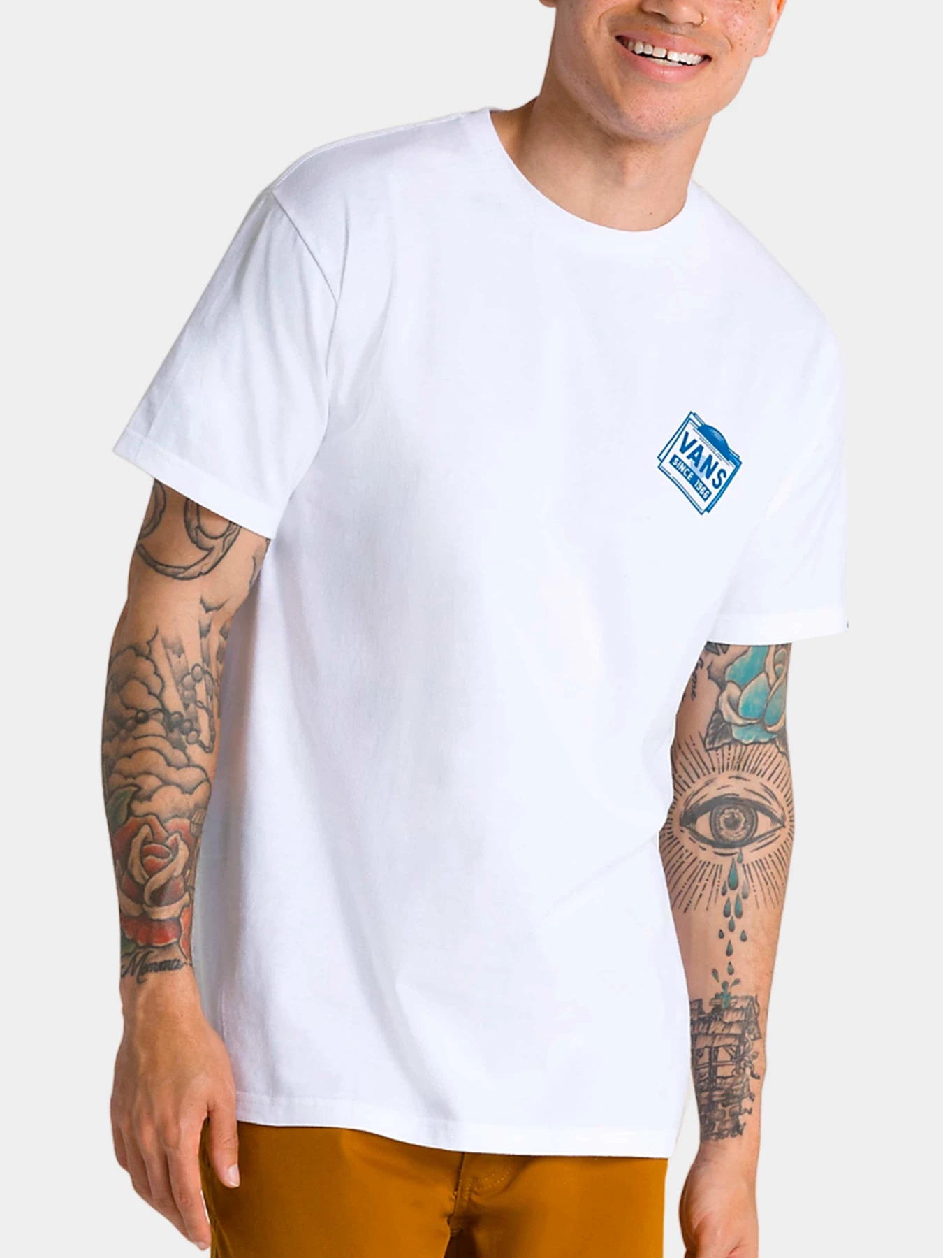 Футболки и поло Vans модель VN0008F0WHT1 Футболки и поло Vans модель VN0008F0WHT1 Фото