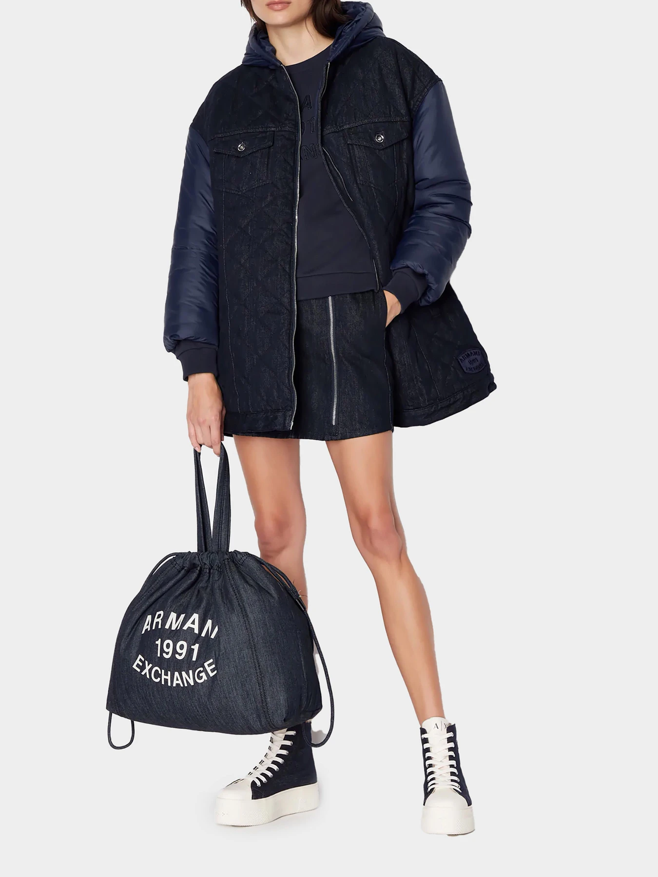 Худи и свитшоты Armani Exchange модель 6RYM18-YJEDZ-15CO Фото