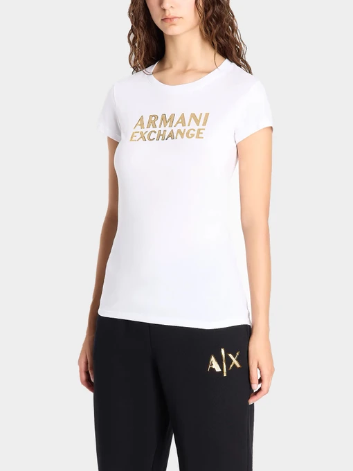 Футболкалар мен поло жейделер Armani Exchange үлгі 6RYT07-YJ8QZ-1000 Фото