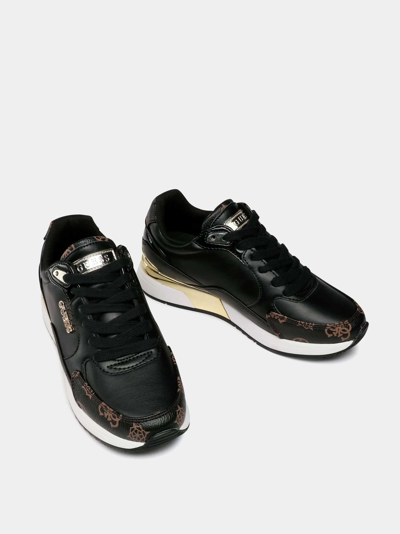Кроссовки GUESS модель FL5MOX-FAL12-BLKBR Кроссовки GUESS модель FL5MOX-FAL12-BLKBR Фото