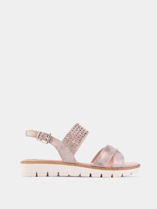 Сандалии Marco Tozzi модель 28600-24-592 ROSE METALLIC Фото