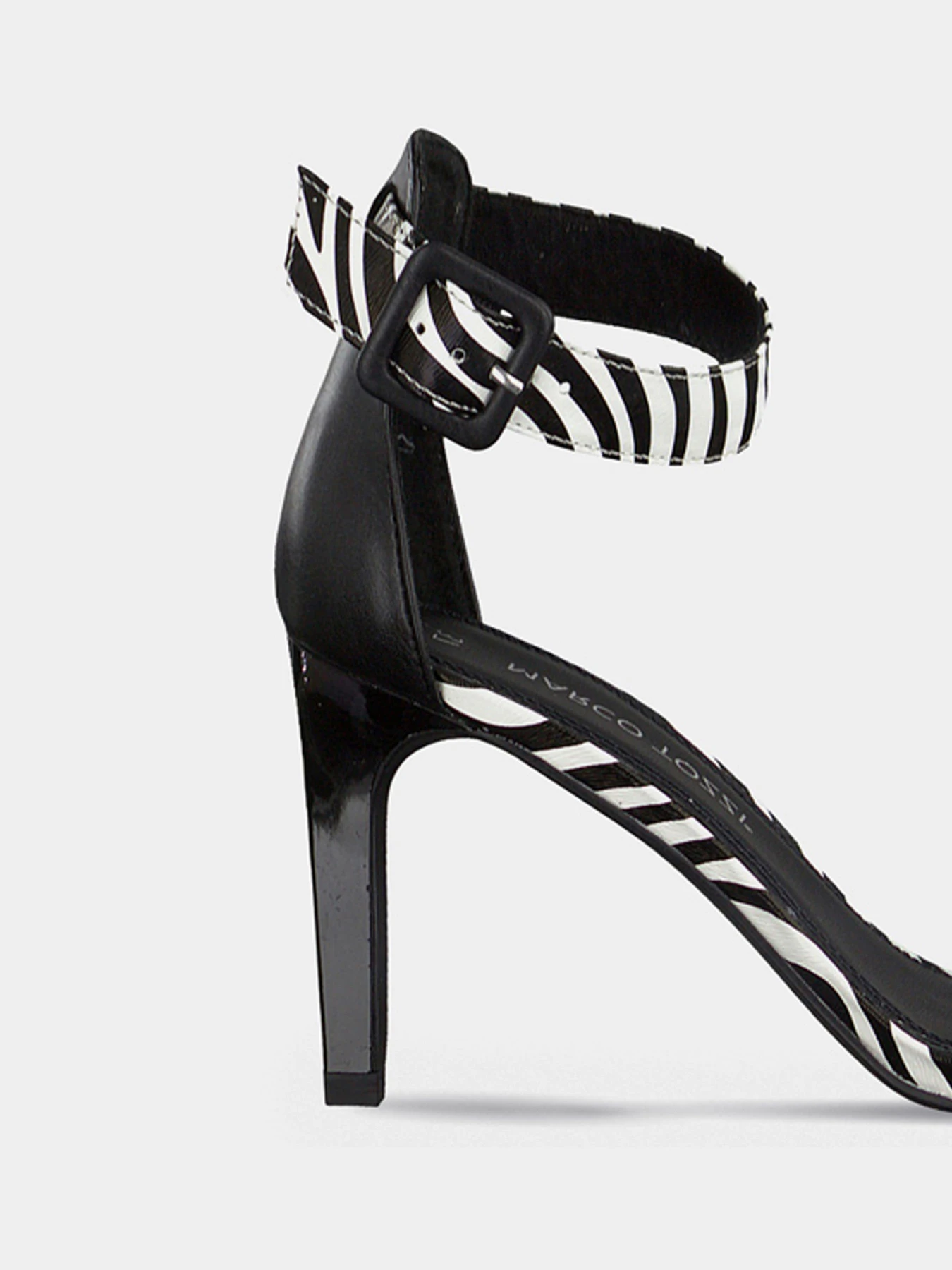 Сандалии Marco Tozzi модель 28357-24-087 BLACK/ZEBRA Фото