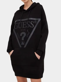 Худи и свитшоты GUESS модель V2YQ12-K7UW2-JBLK Фото
