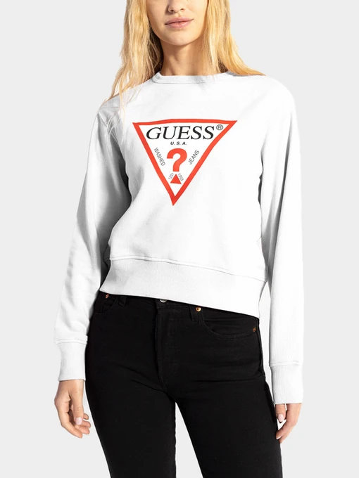 Худи и свитшоты GUESS модель W2YQ16-KBA10-G011 Фото