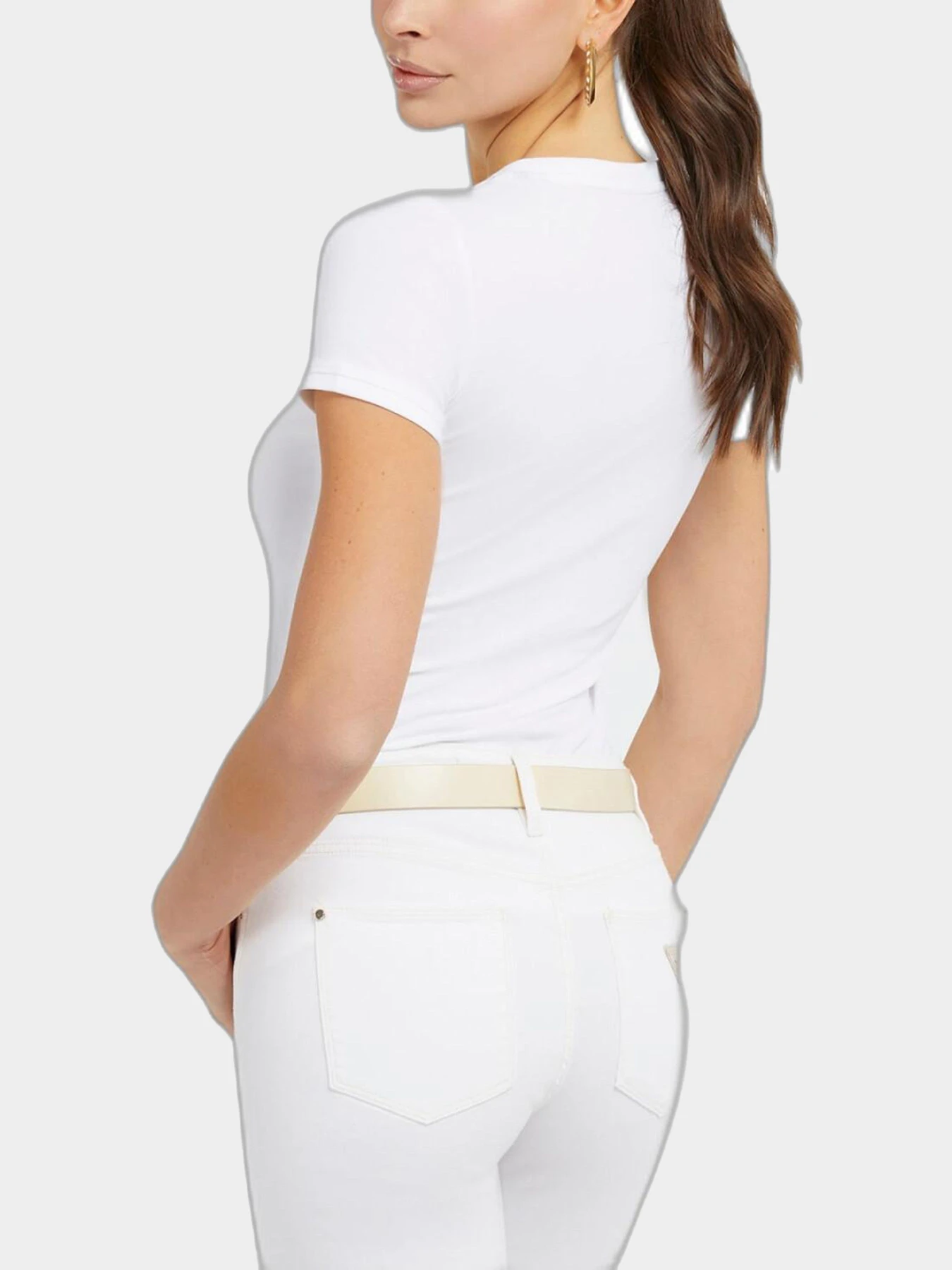 Футболки и поло GUESS модель W2YI45-J1314-G011 Футболки и поло GUESS модель W2YI45-J1314-G011 Фото