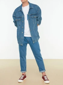 Куртки и дубленки Trendyol модель TMNSS22CE0160/Indigo Фото