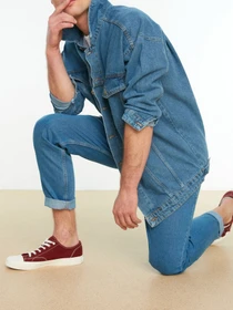 Куртки и дубленки Trendyol модель TMNSS22CE0160/Indigo Фото