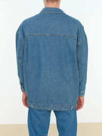Куртки и дубленки Trendyol модель TMNSS22CE0160/Indigo Фото