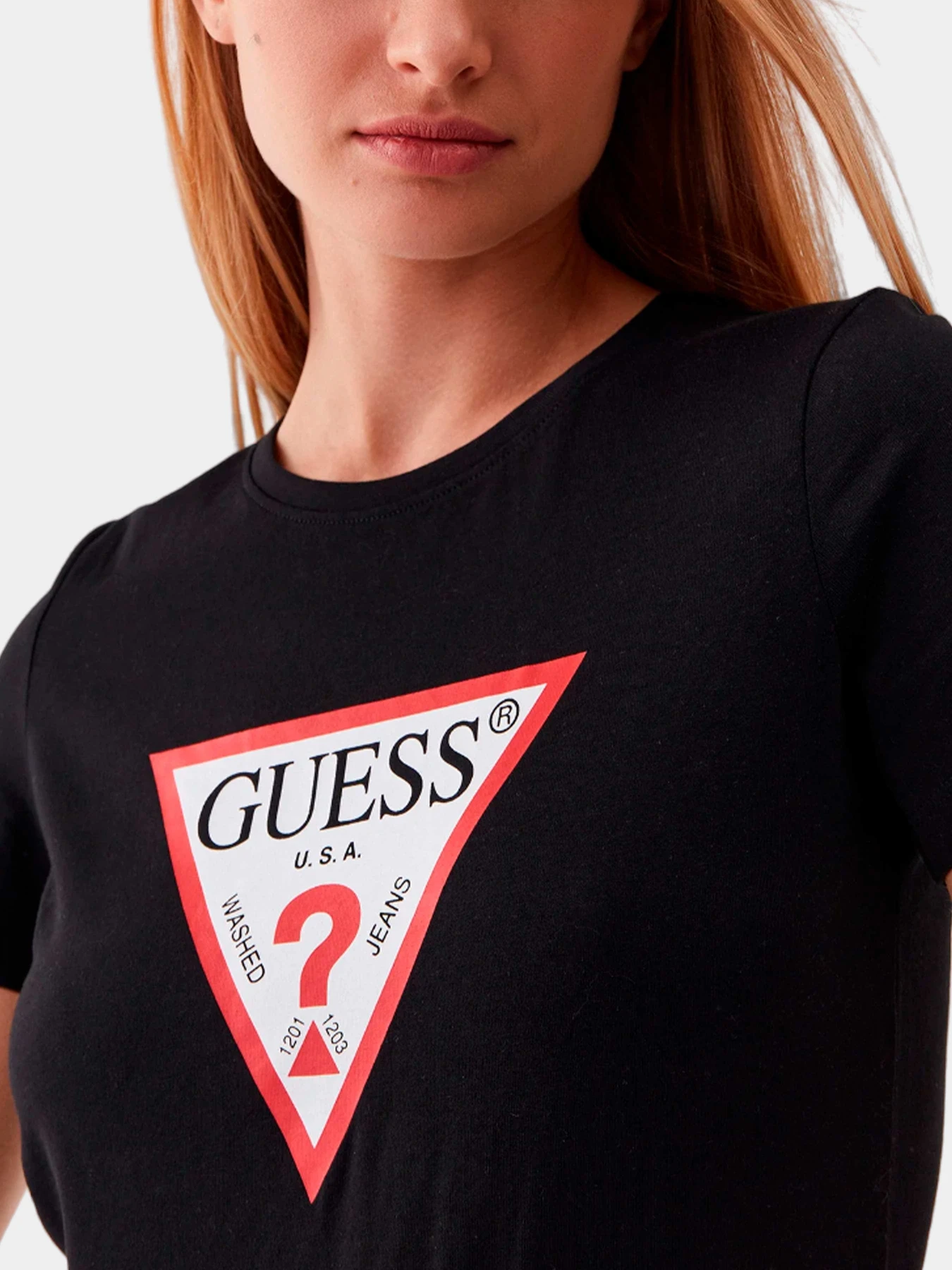 Футболки и поло GUESS модель W1YI1B-I3Z14-JBLK Фото