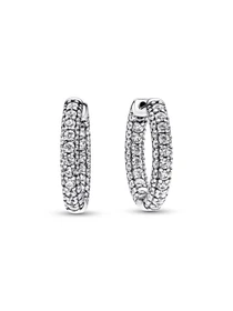 Серьги-подвески PANDORA Moments модель 292624C01 Фото