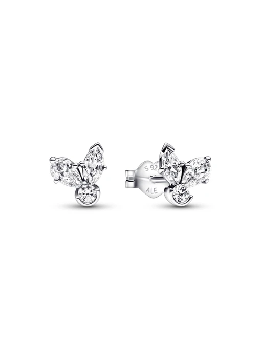 Серьги-гвоздики PANDORA Moments модель 292406C01 Фото
