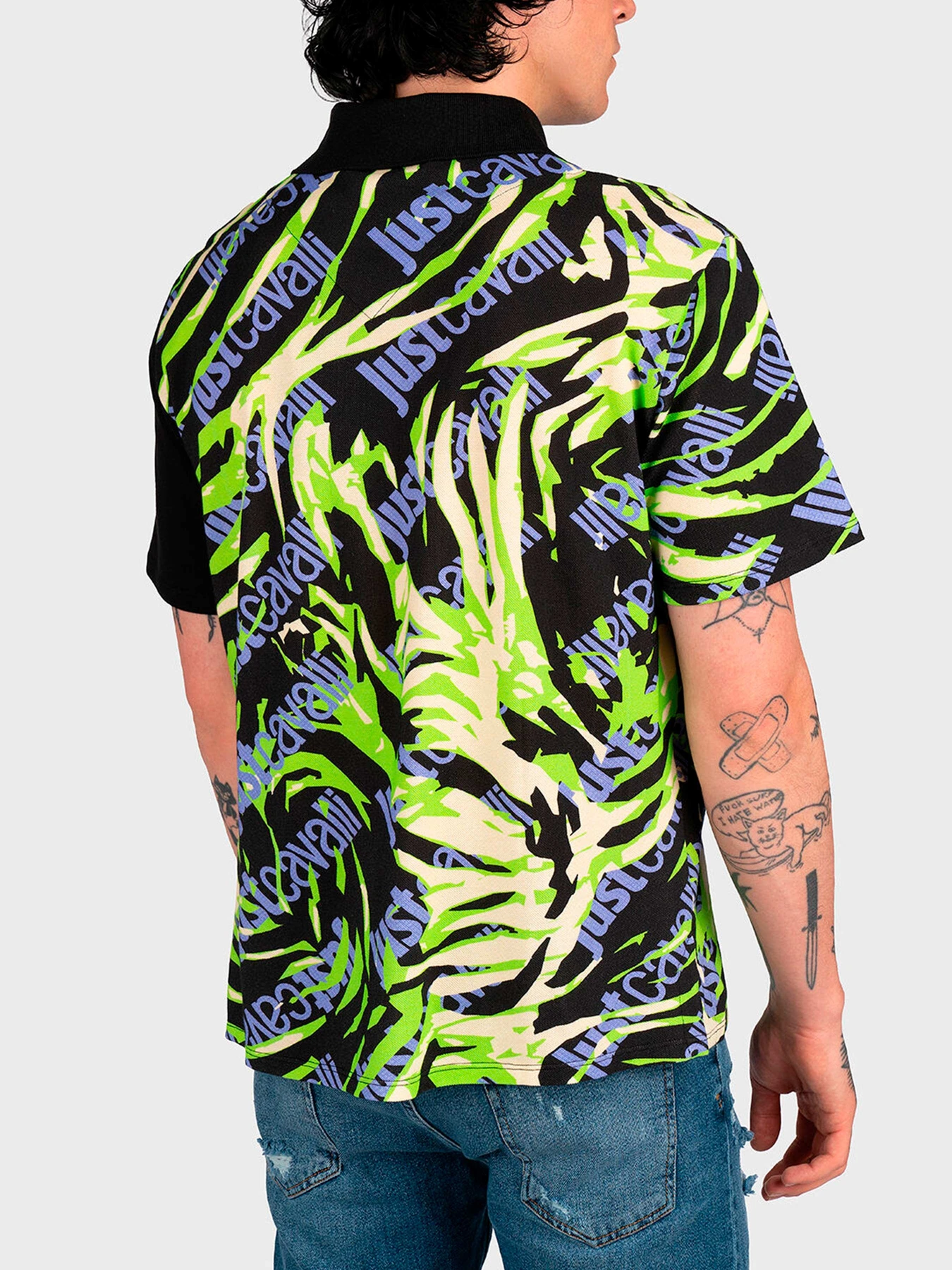 Футболки и поло Just Cavalli модель 74OBG6R0-JS183-018 Футболки и поло Just Cavalli модель 74OBG6R0-JS183-018 Фото