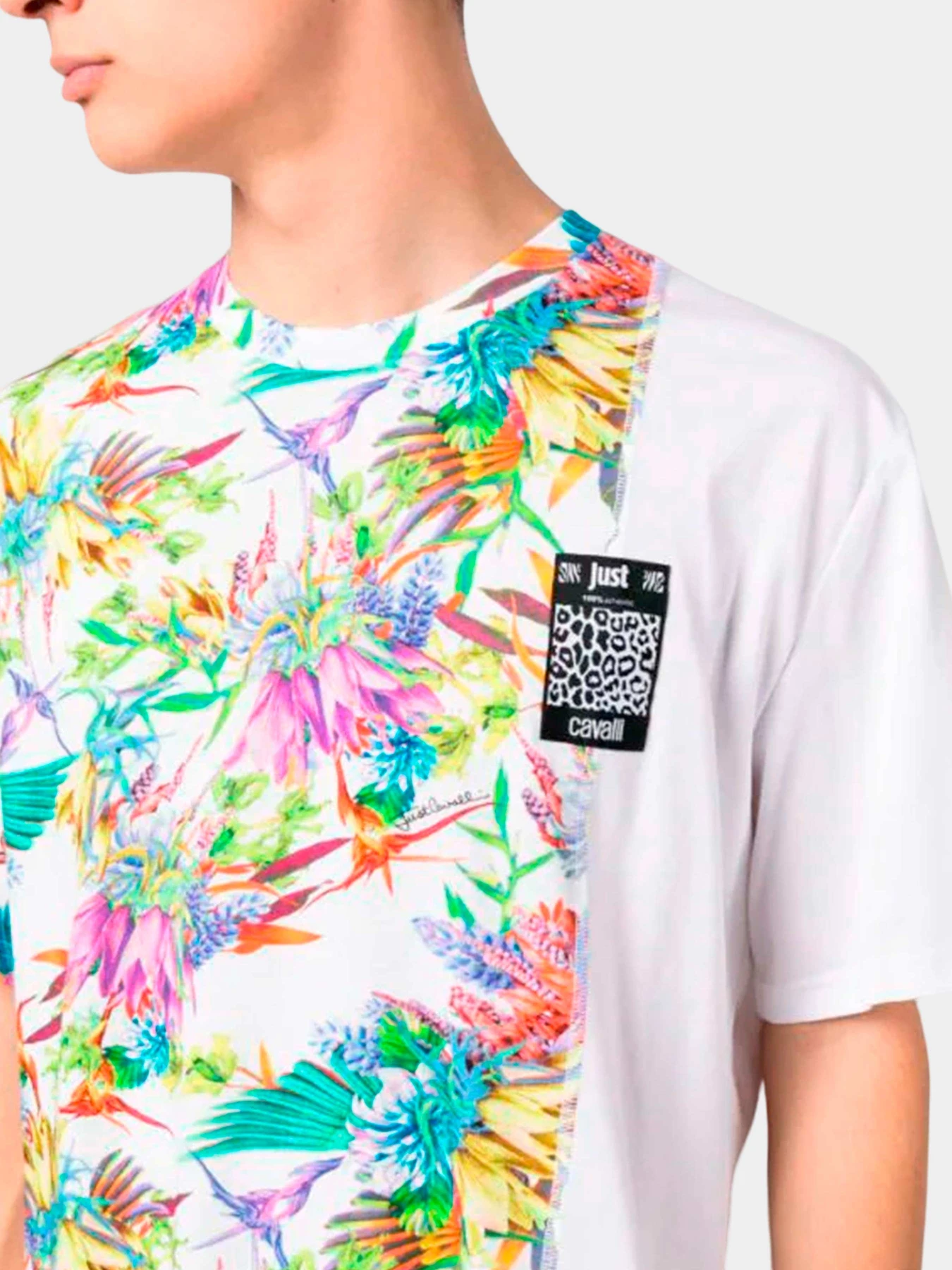 Футболки и поло Just Cavalli модель 74OBH6R4-JS195-003 Футболки и поло Just Cavalli модель 74OBH6R4-JS195-003 Фото