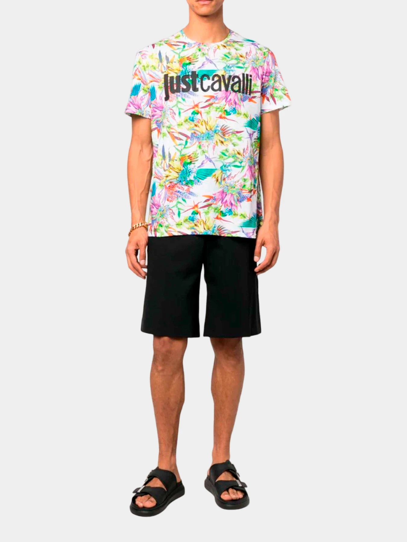 Футболки и поло Just Cavalli модель 74OBH6S4-JS195-003 Футболки и поло Just Cavalli модель 74OBH6S4-JS195-003 Фото