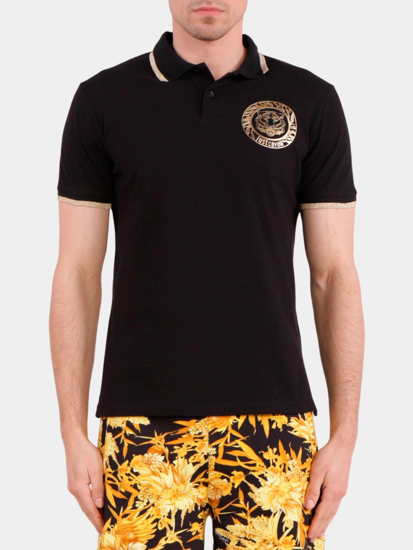 Футболки и поло Just Cavalli модель 74OBGF03-CJ206-G89 Футболки и поло Just Cavalli модель 74OBGF03-CJ206-G89 Фото