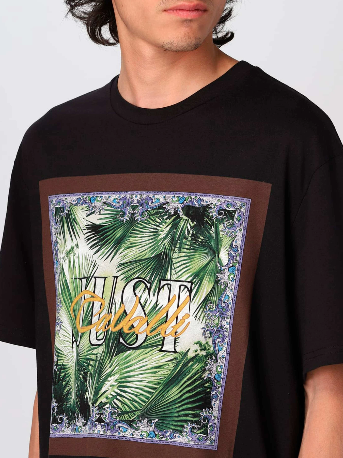 Футболки и поло Just Cavalli модель 74OBHF10-CJ200-899 Футболки и поло Just Cavalli модель 74OBHF10-CJ200-899 Фото